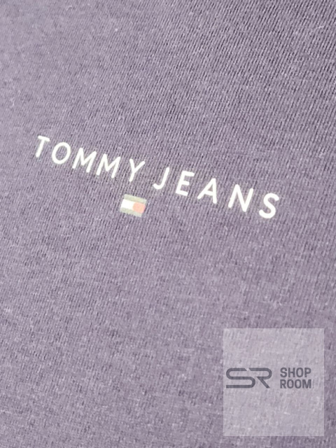 Koszulka męska bawełniana długa Tommy Jeans Niebieska