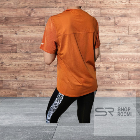 Reebok Damska Koszulka Sportowa – Pomarańczowa, Lekka Reebok Damska Koszulka Sportowa – Pomarańczowa, Lekka