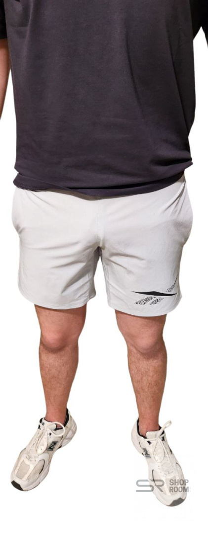 Spodenki Reebok Strength Graphic 2.0 Jasnoszare Spodenki Reebok Strength Graphic 2.0 Jasnoszare